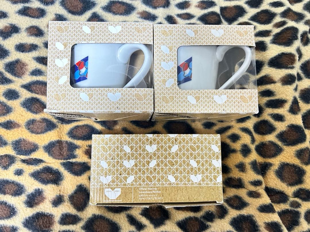 【レア非売品】大阪関西万博 ルクセンブルク館 マグカップ＋メモ帳＋小皿3点セット