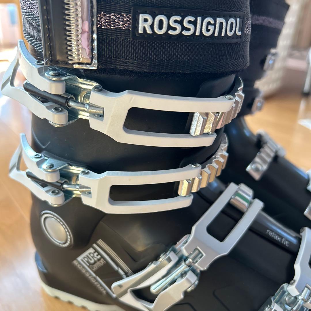 新品同様　ROSSIGNOL 女性用スキーブーツ スキー靴ブラック23-25cm