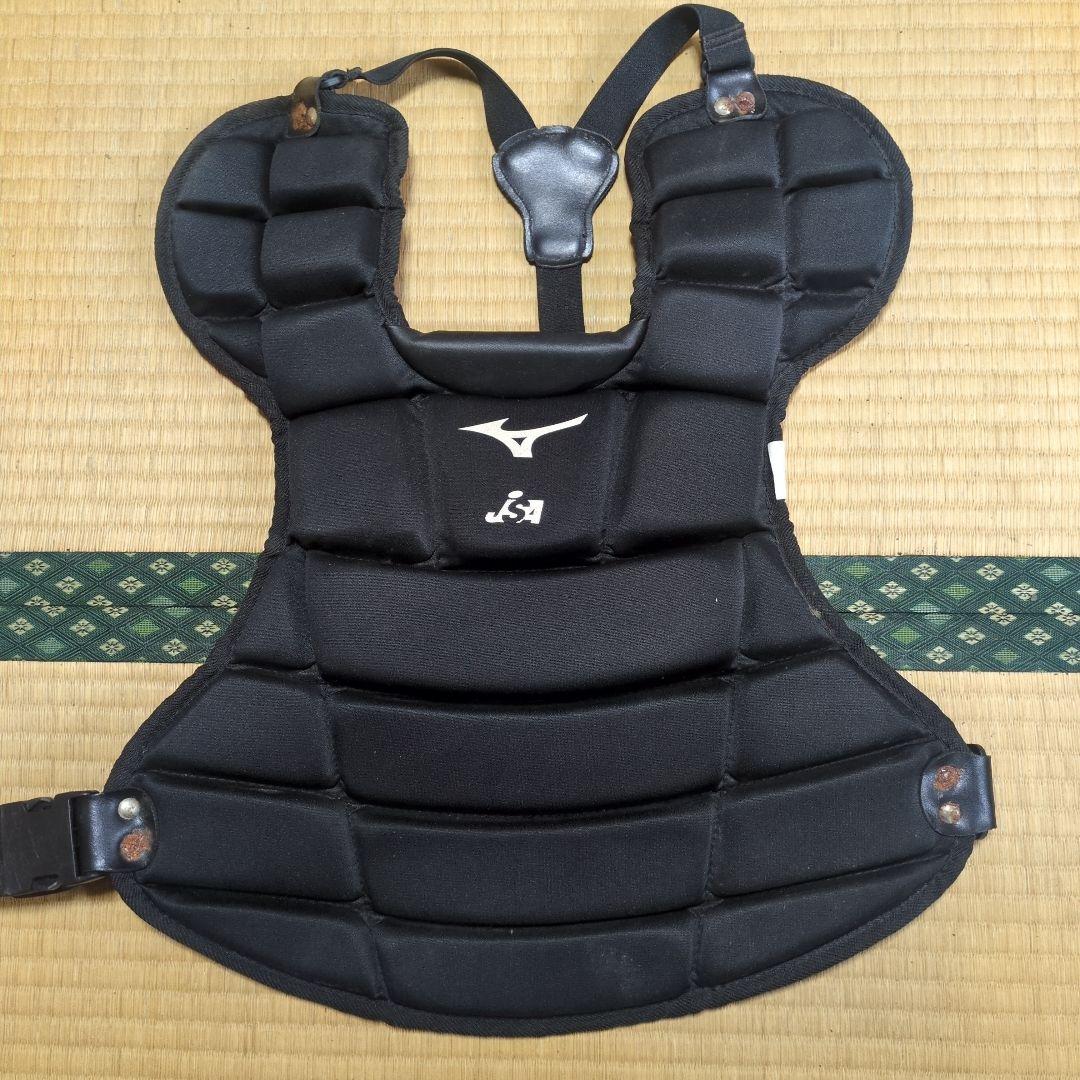 Mizuno キャッチャーレガース ブラック フリーサイズ