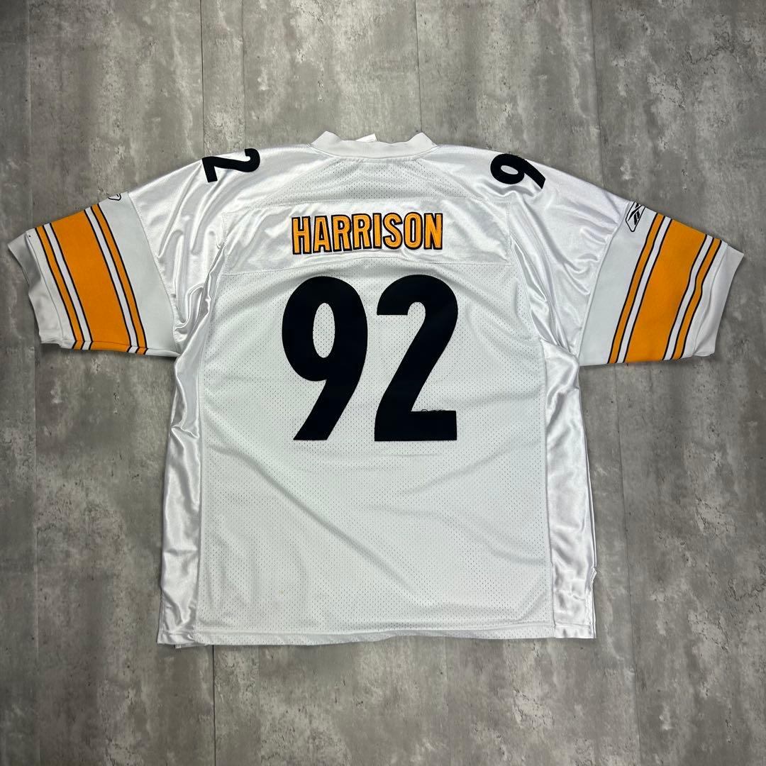 Reebok NFL 全刺繍スティーラーズ アメフトゲームシャツ 52 6552