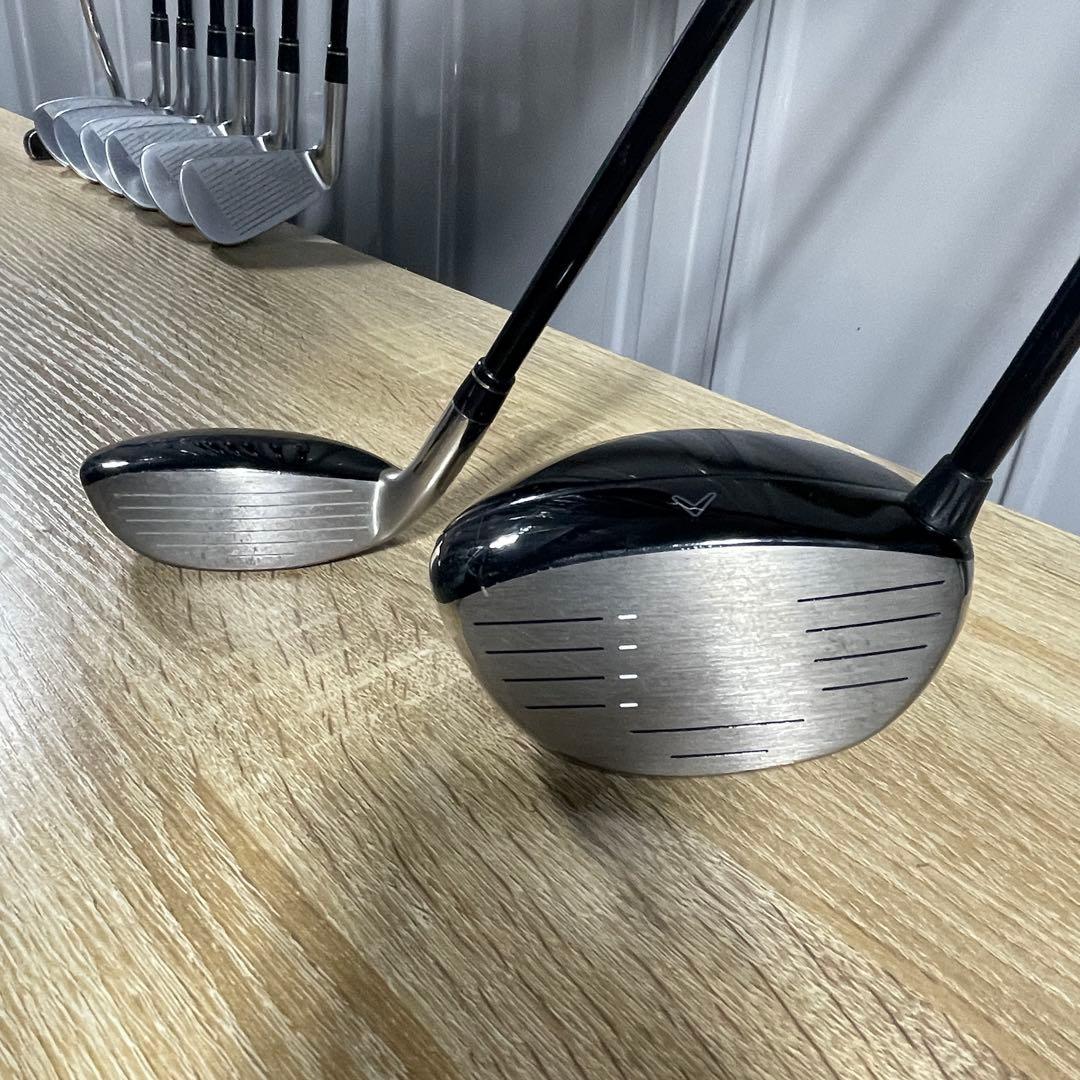 Callaway メンズゴルフクラブ9本セット＋TaylorMade美品バッグ