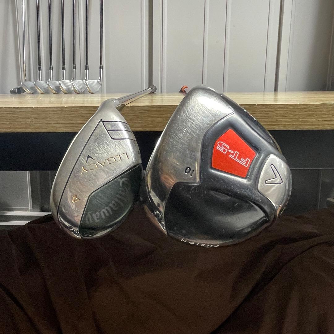Callaway メンズゴルフクラブ9本セット＋TaylorMade美品バッグ