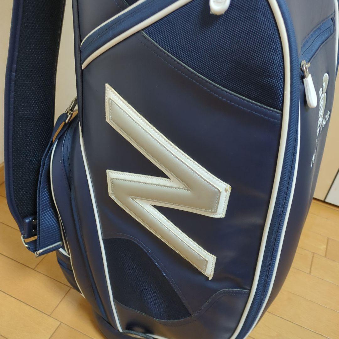 new balance Golf ネイビー キャディバッグ ニューバランス 9型