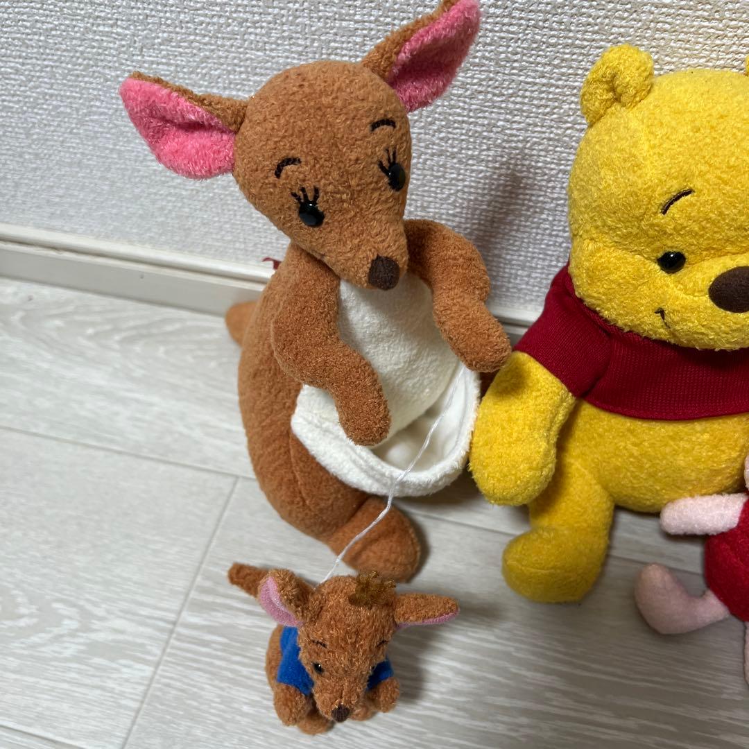 【美品】くまのプーさんぬいぐるみセットプーピグレットティガーカンガ・ルーイーヨー