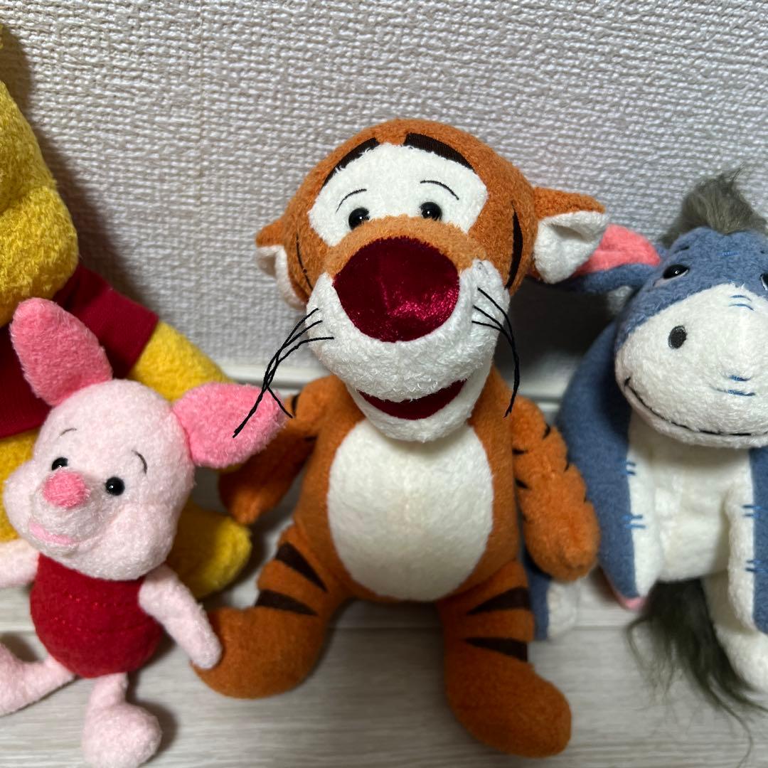 【美品】くまのプーさんぬいぐるみセットプーピグレットティガーカンガ・ルーイーヨー