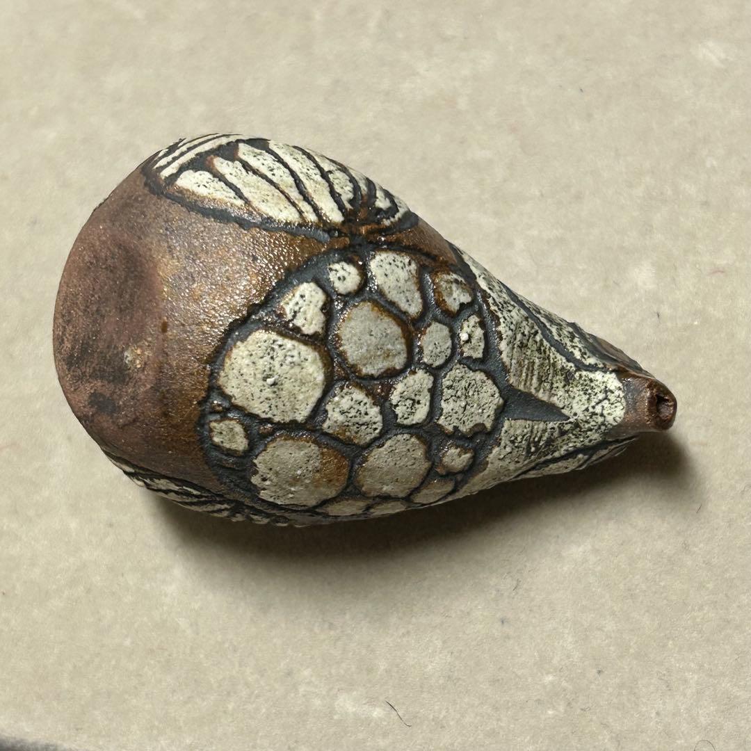 下村良之介　陶芸水滴小鳥