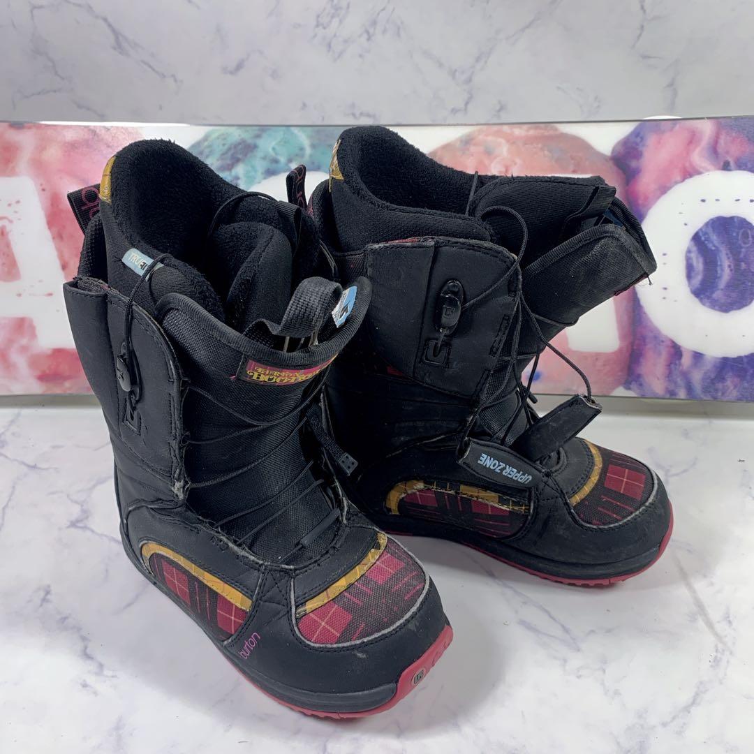 SALMONスノーボード4点セット burton シューズ付