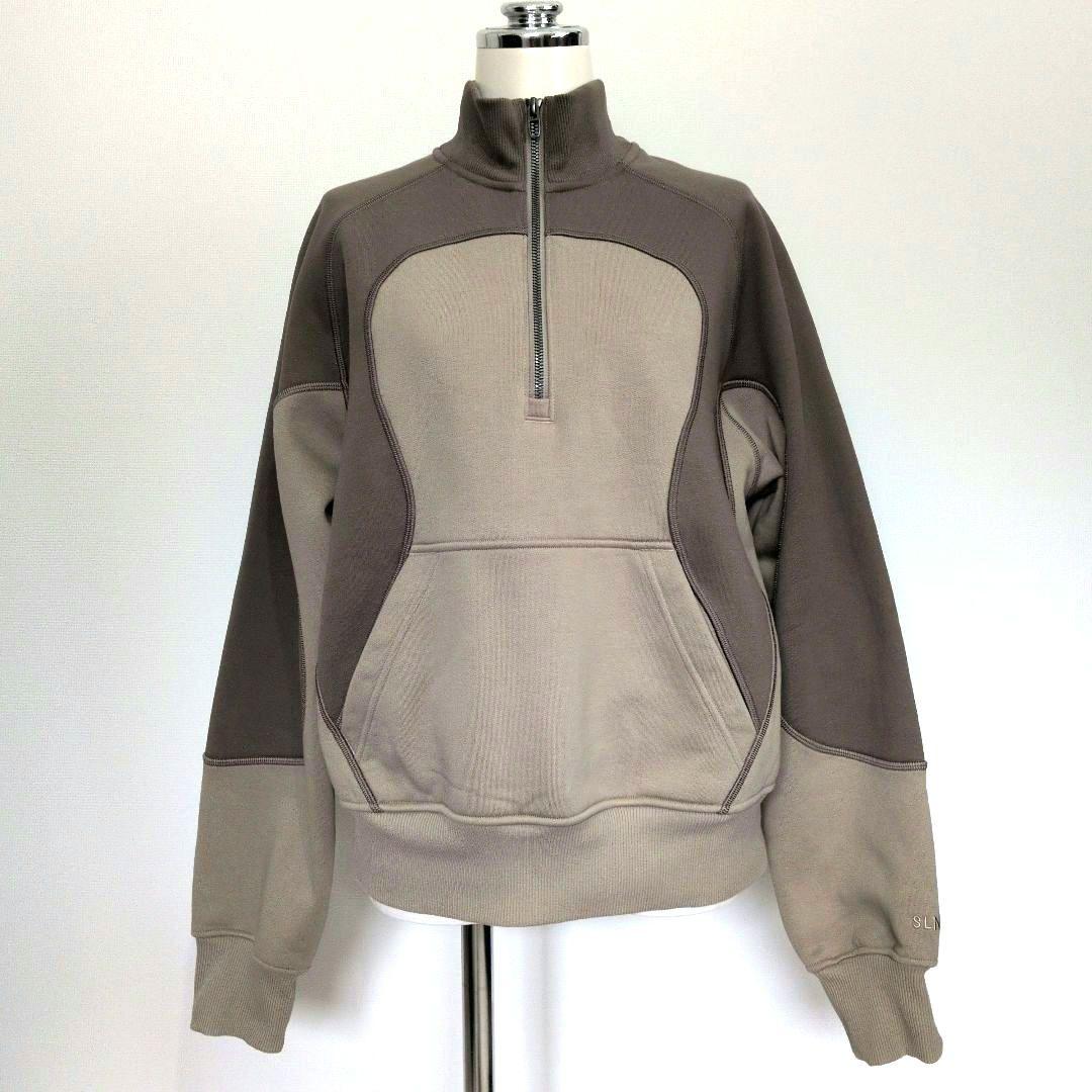 コットンフリース リラックスフィット ハーフジップ SLNSHコレクション