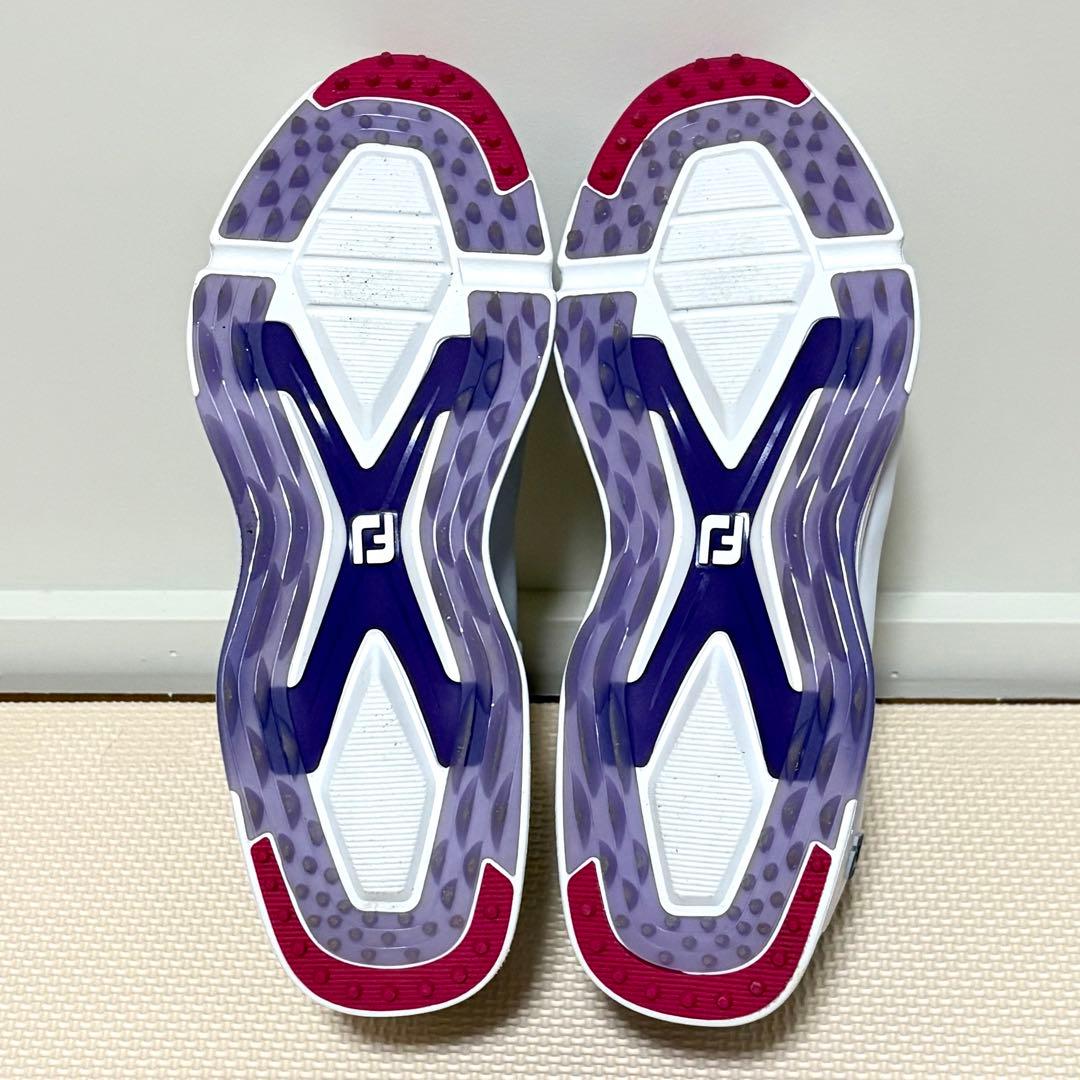 FootJoy ゴルフシューズ 女性用 ホワイト/シルバー
