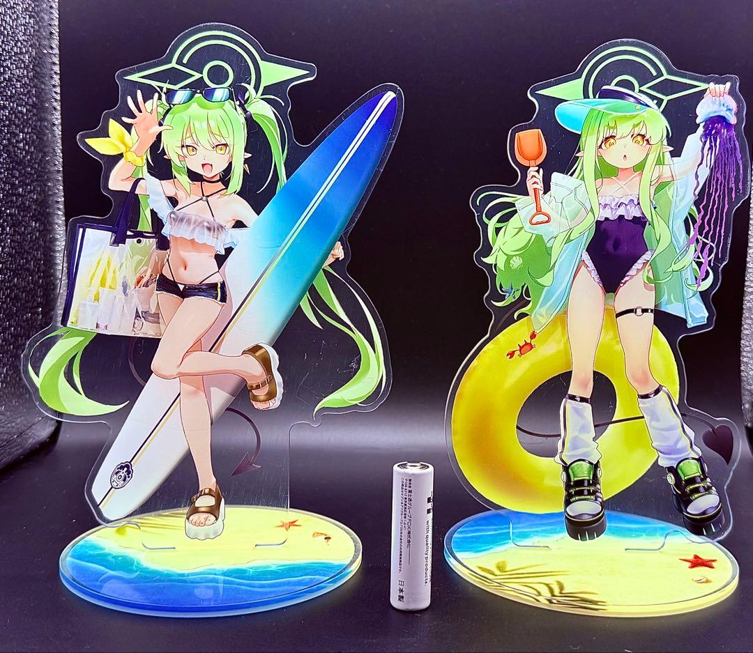 【約25cm・特大】ブルーアーカイブ 橘ヒカリ ノゾミ ビッグアクスタ　コミケ