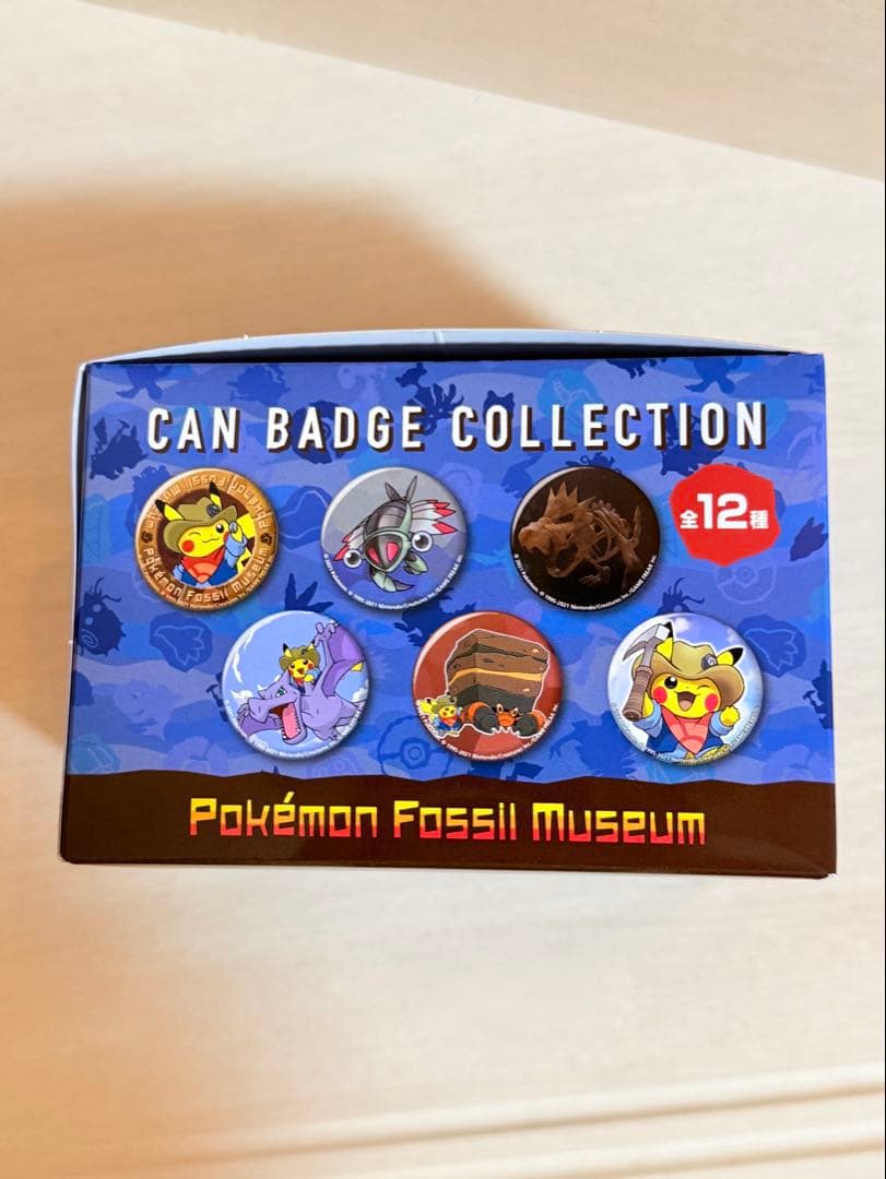ポケモン化石博物館 缶バッジコレクション 全12種