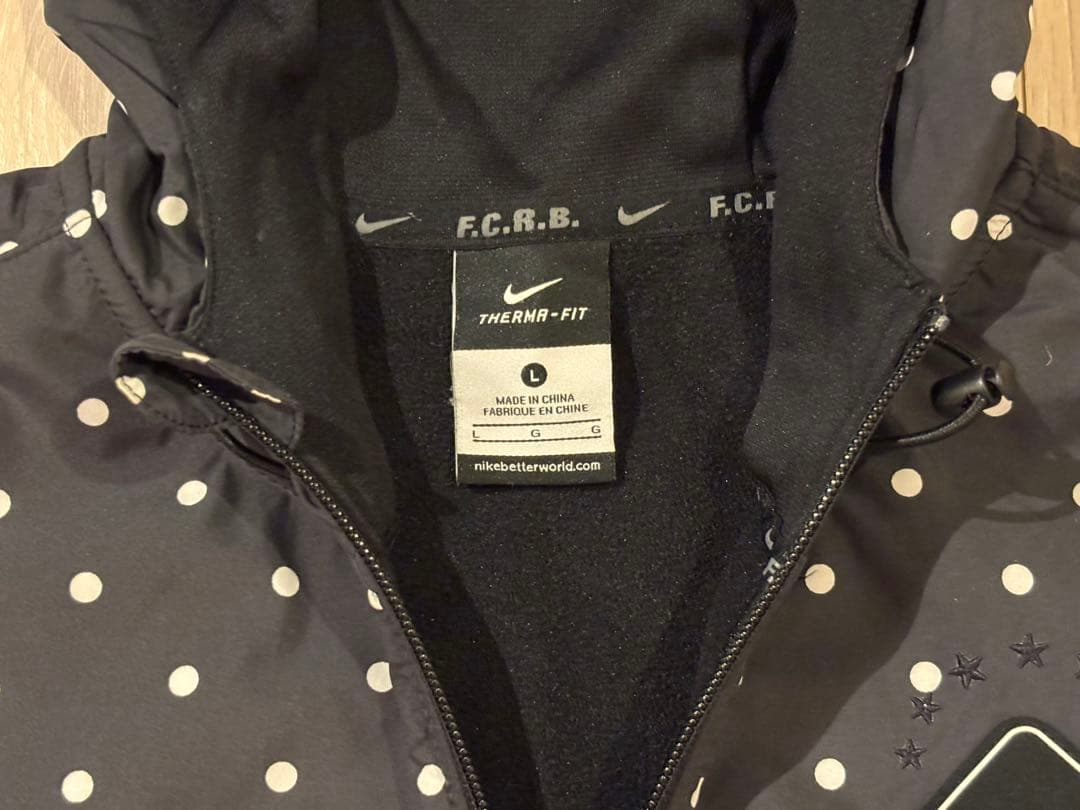 FCRB NIKE ナイキ ドット セットアップ JUST DO IT黒