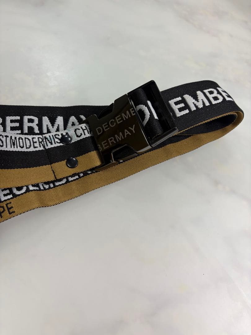 メンズウェア DECEMBERMAY Double Jacquard Belt