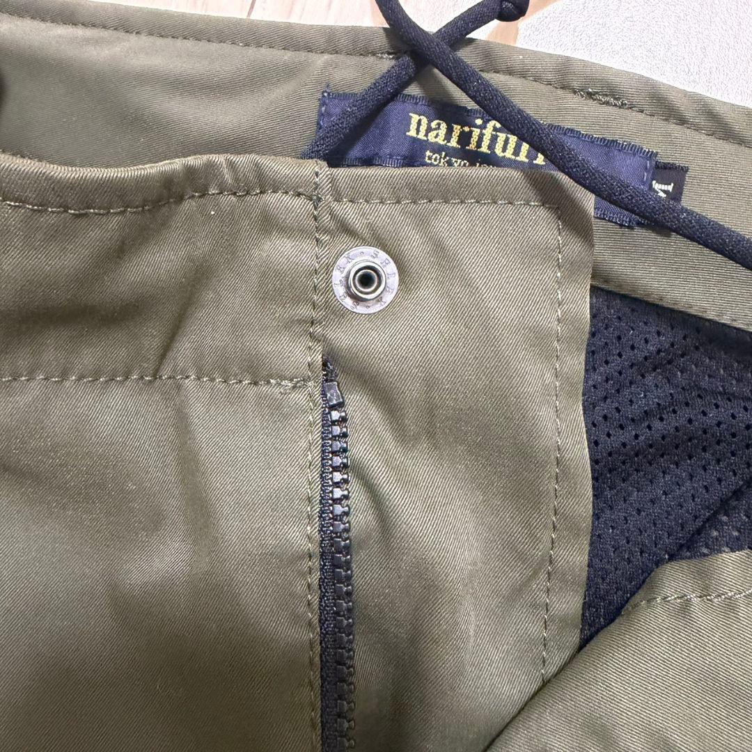 narifuri ナリフリ 起毛バックメッシュ ウィンター ライドパンツ