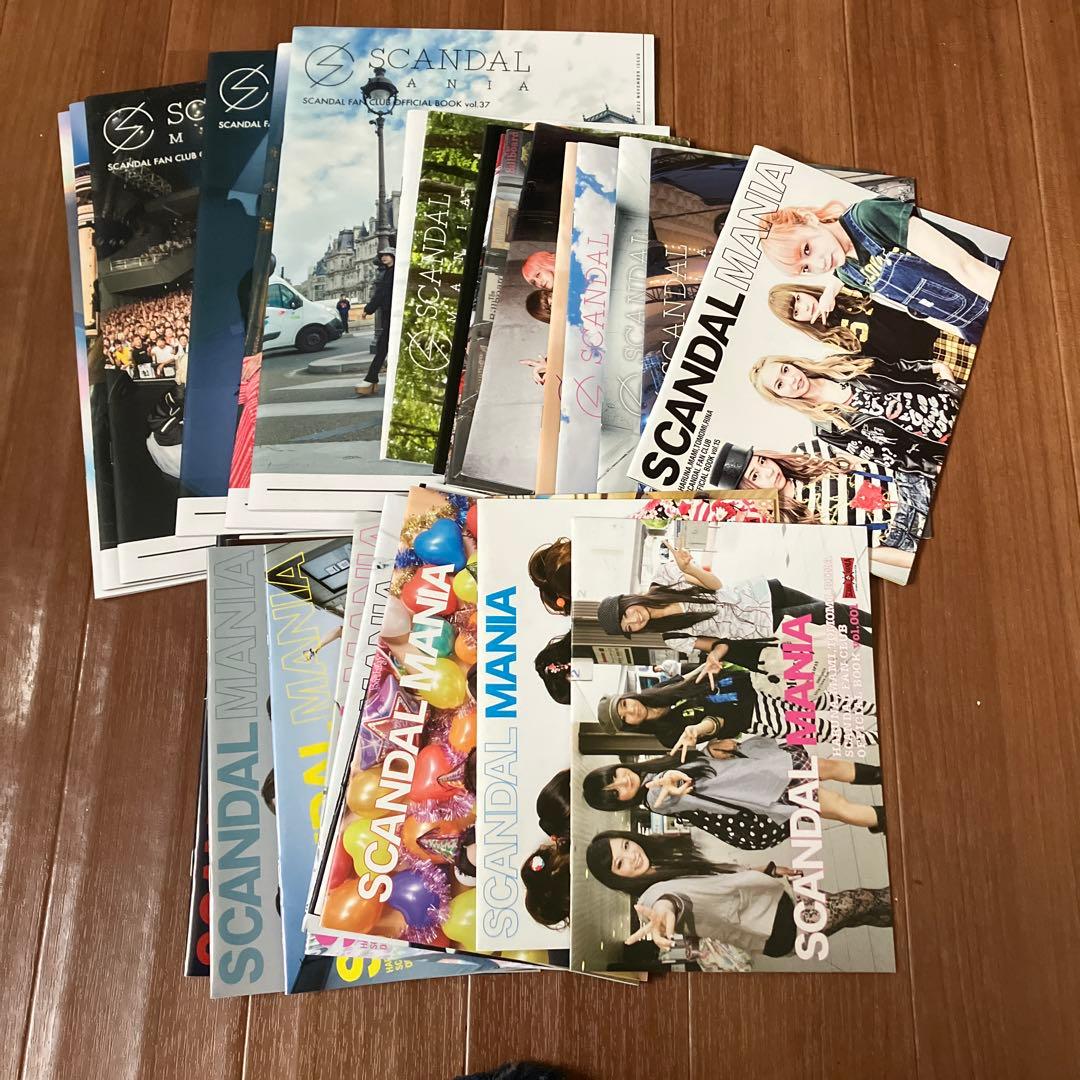 SCANDAL FC会報 1-26(16抜け)+37-42 セットおまけ5冊つき