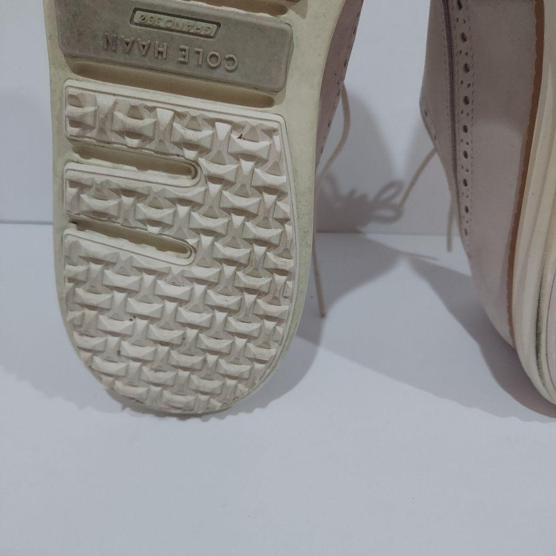 ☆極美品☆COLE HAAN ウィングチップ ゴルフシューズ グレー8B