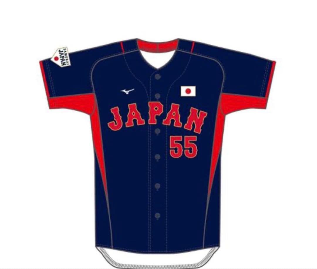 村上宗隆 侍ジャパン ビジター 刺繍レプリカユニフォーム L 未開封
