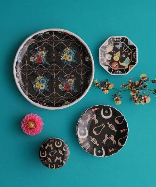 【新品】AfternoonTea九谷焼小皿/ナタリー・レテ 干支2枚セット完売品