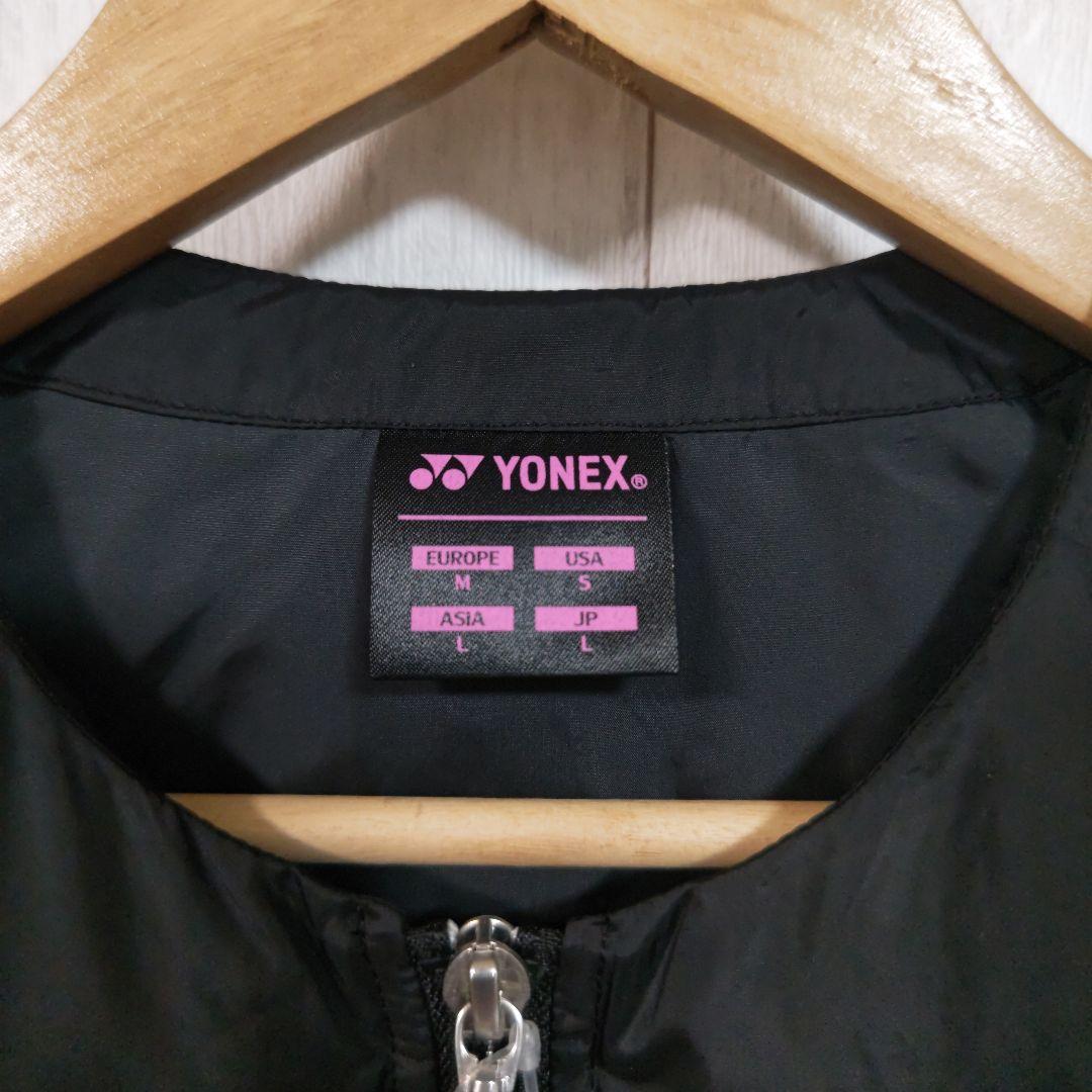 YONEX ヨネックス◆ウィメンズ中綿ベスト/L◆ブラック/タグ付♡防寒 制電