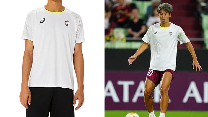 ⑱ヴィッセル神戸 (ACLE選手着用) グラフィックシャツ 練習着