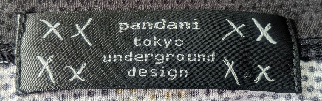 Pandani サイクルジャージ ブラック ドット柄 L