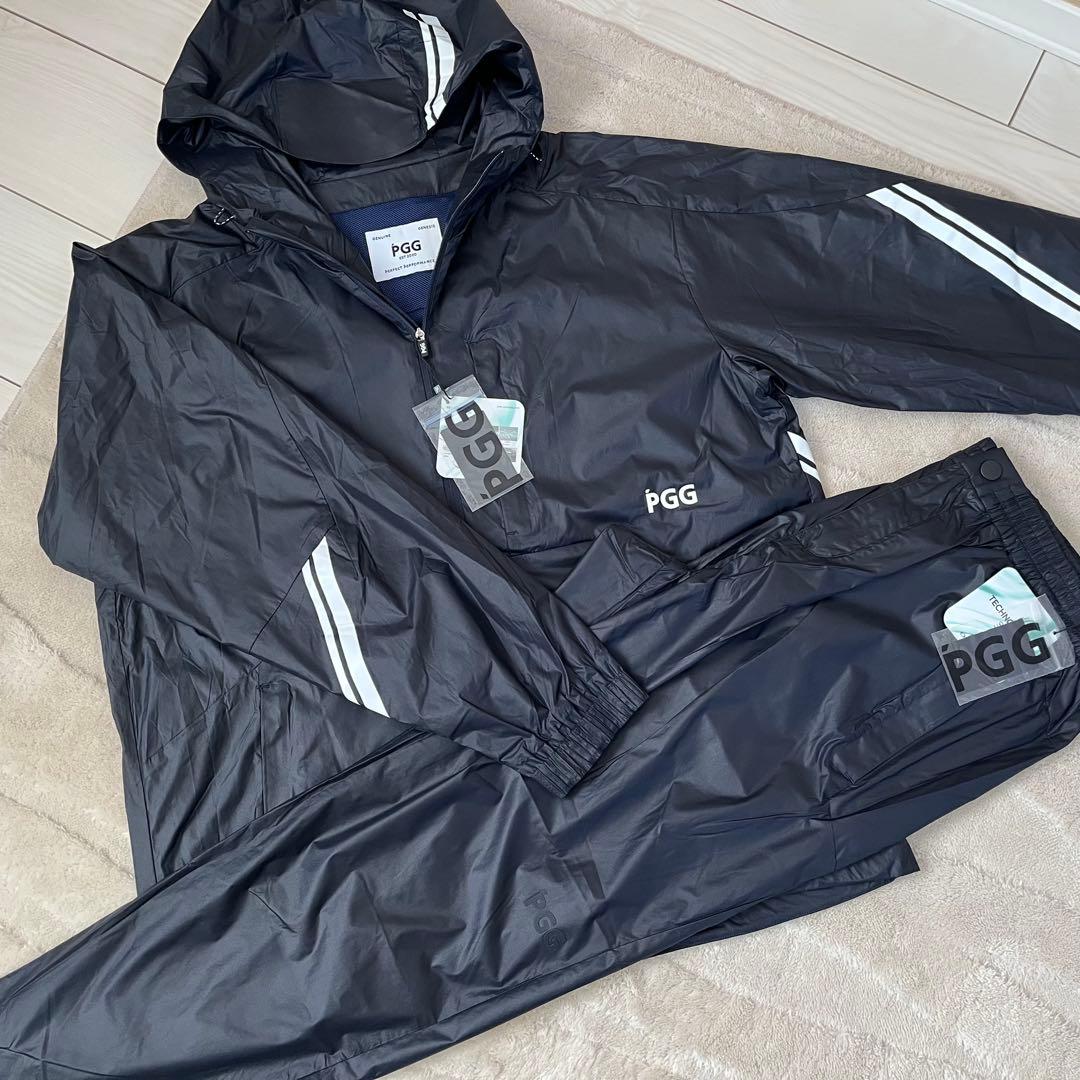 新品★79,200円 PGG パーリーゲイツ 春夏ゴルフセットアップ 濃紺 5