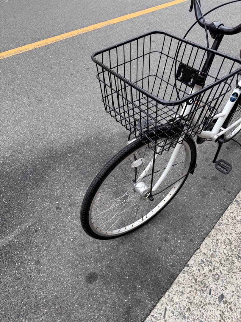 189 自転車 大阪市 【引取り限定】 美品 26インチ 大きいカゴ