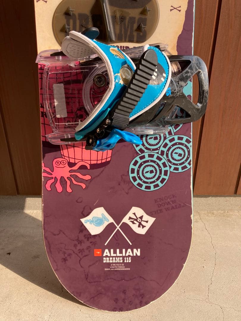 キッズ 子供用 ALLIAN 115とバートンビンディングセット