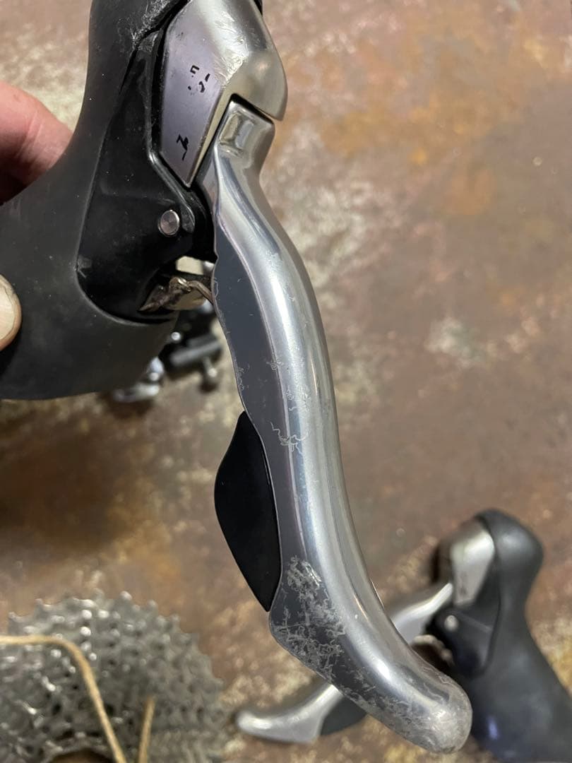 SHIMANO 105 10速 GS 10-34T RDカスタム シルバーケージ