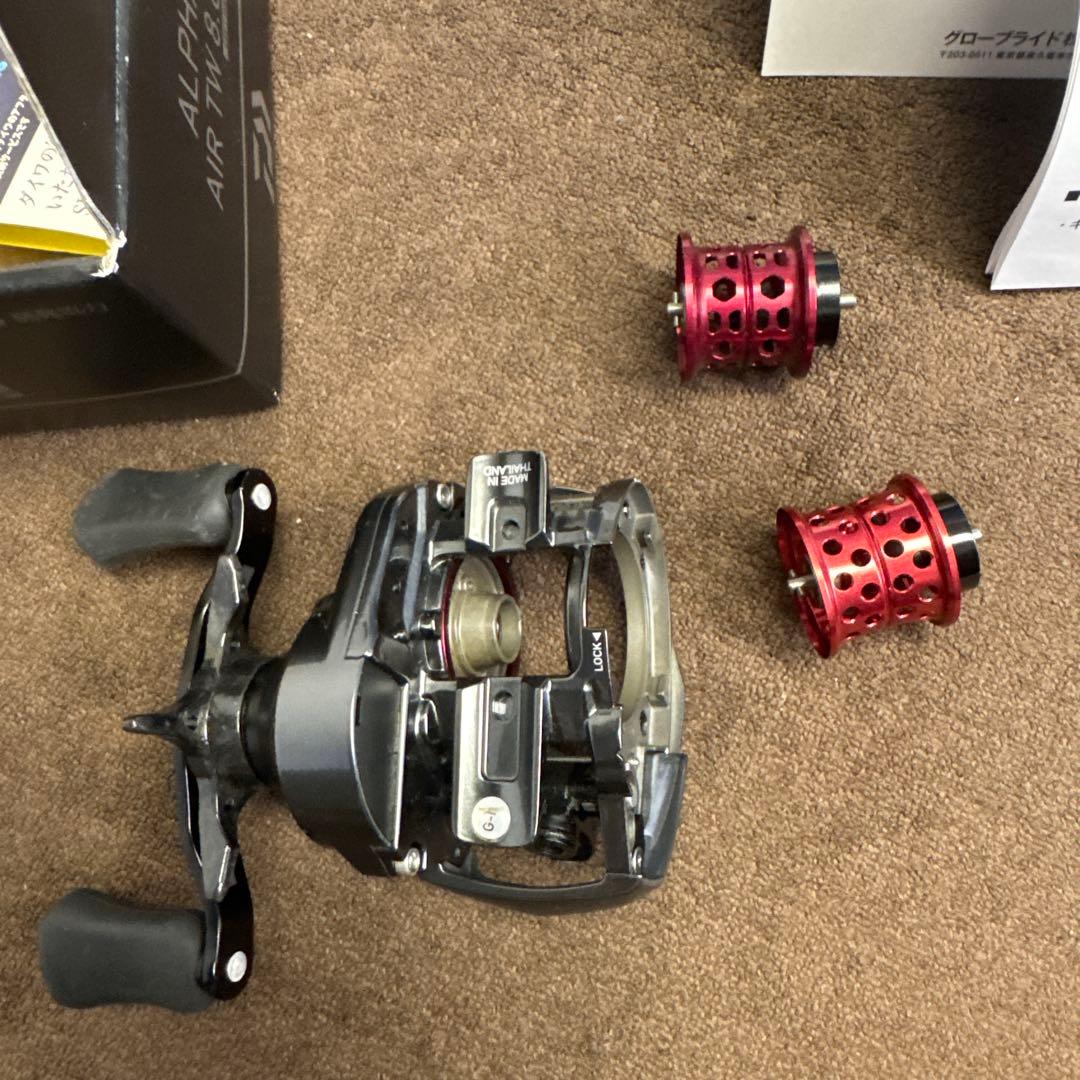 Daiwa ALPHAS AIR TW 8.6L KTFスプール付き　美品