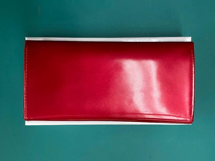 広島東洋カープ　グラブ革長財布（メタリック）未使用品