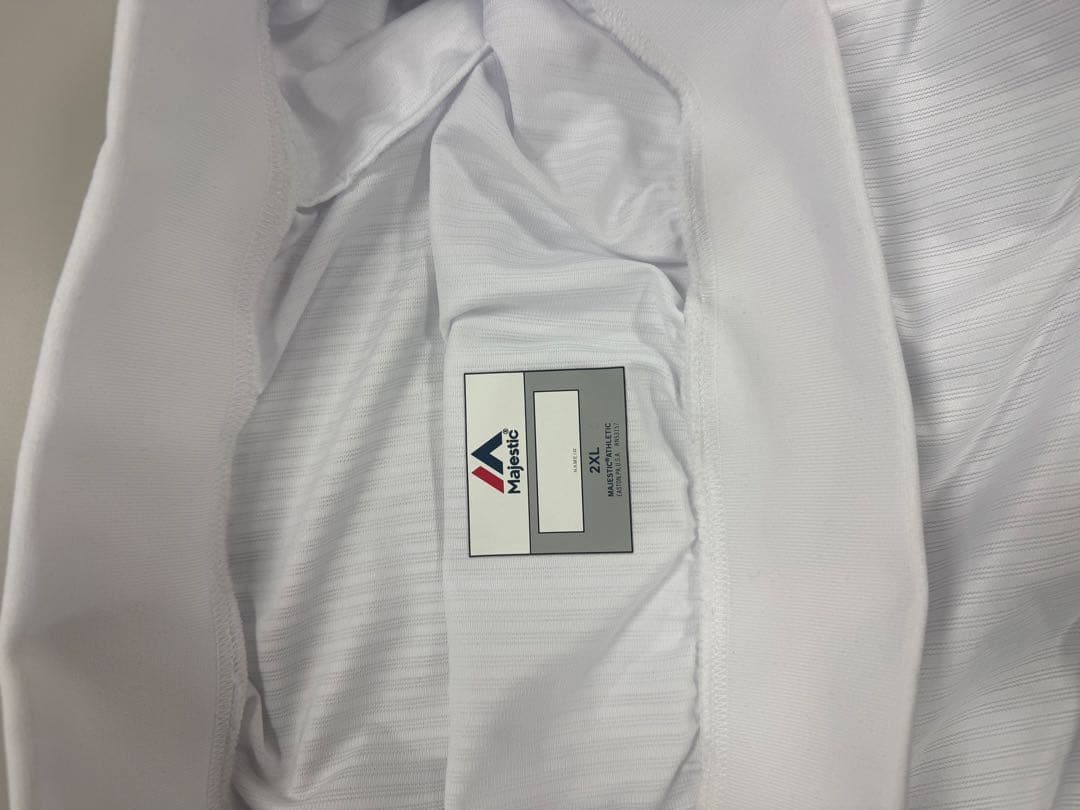 Majestic　福岡ソフトバンクホークス　柳田選手支給品　ウォ―ムアップシャツ