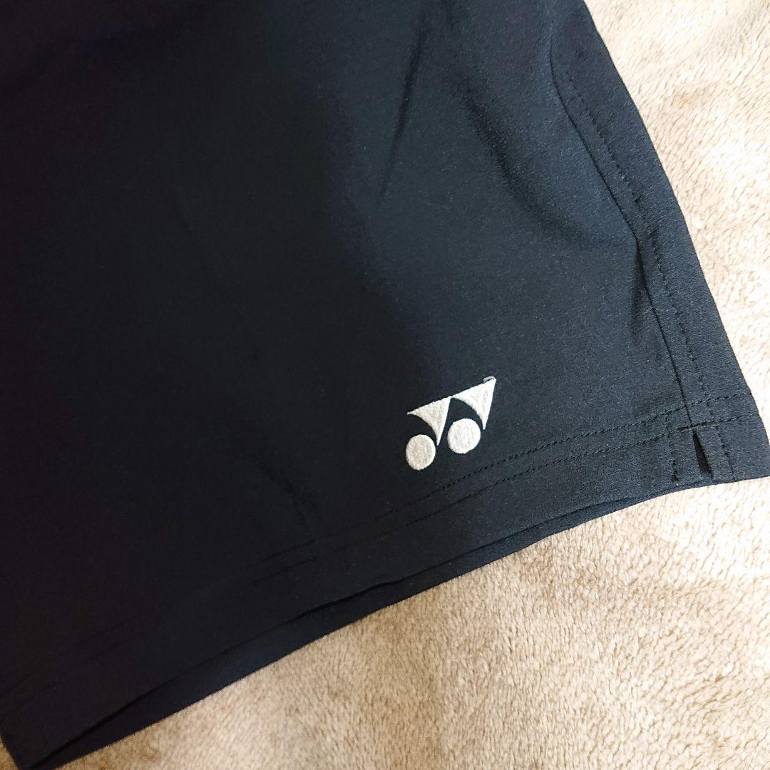 【美品】YONEX☆ハーフパンツ☆Lサイズ☆黒☆