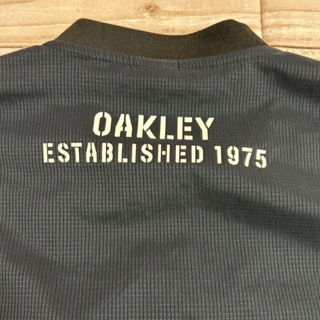 オークリー　ピステ　プルオーバー　2way OAKLAY 半袖　長袖　L