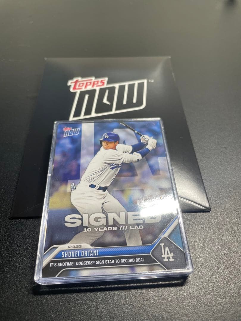 大谷翔平選手2023 topps now ドジャース移籍記念カード　3枚セット