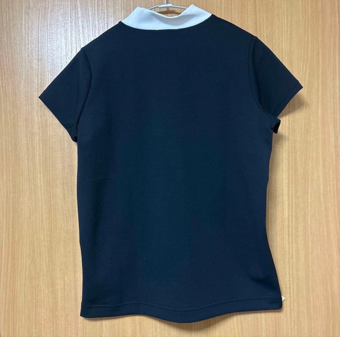 新品♥ラブCallaway ブラック Lモックネックシャツ LOVEキャロウェイ