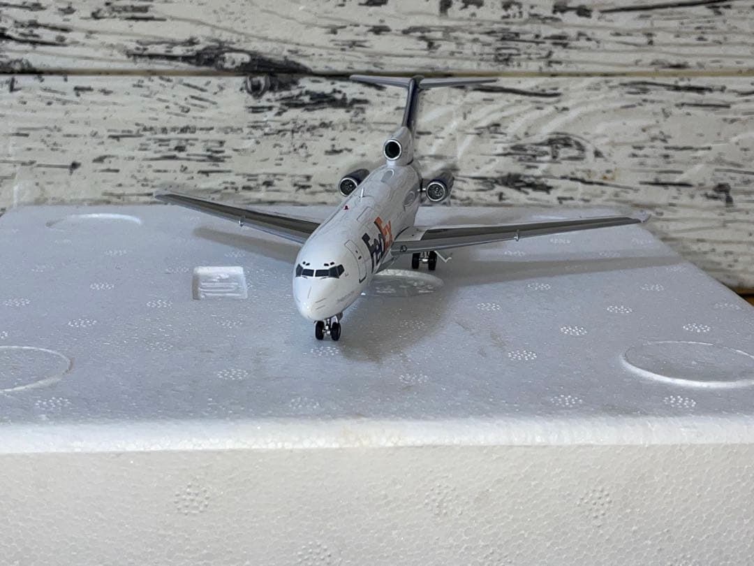 [美品]1/200 B727-100 FedEX N166FE ブルーボックス