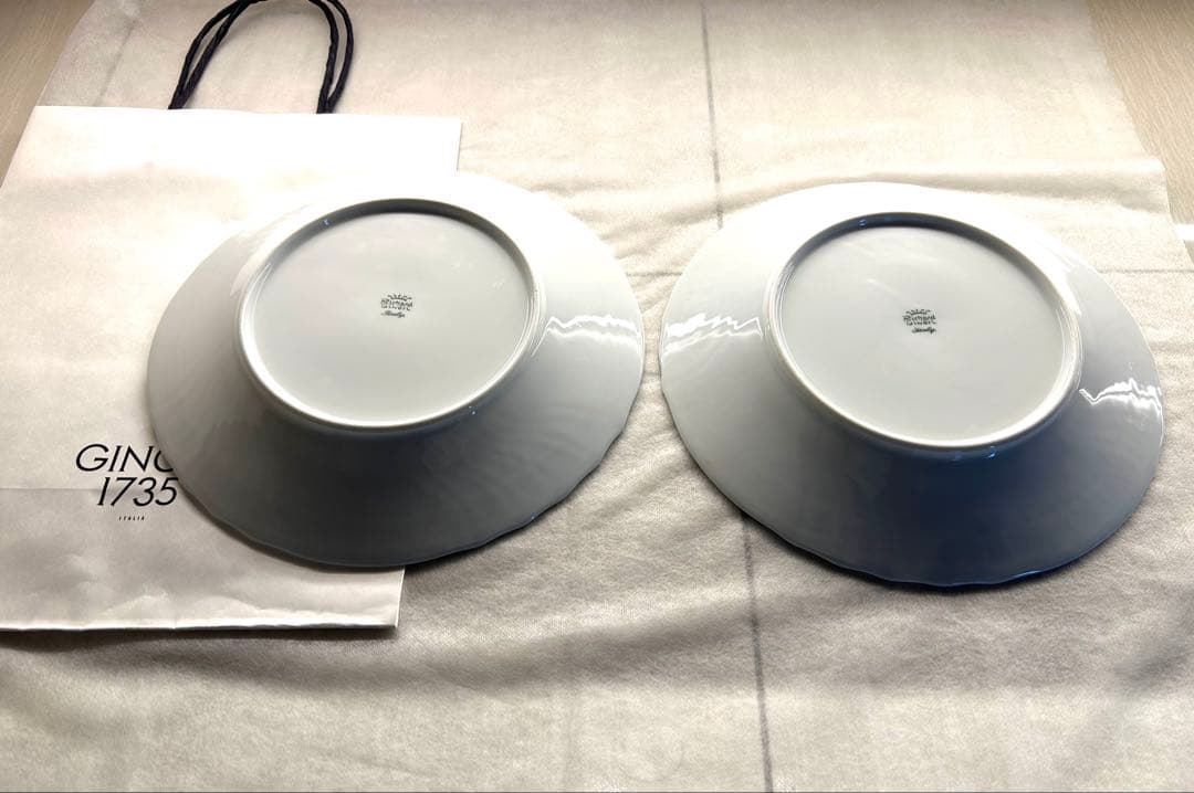 2枚セット★Richard Ginori ジノリベッキオホワイトプレート皿26㎝