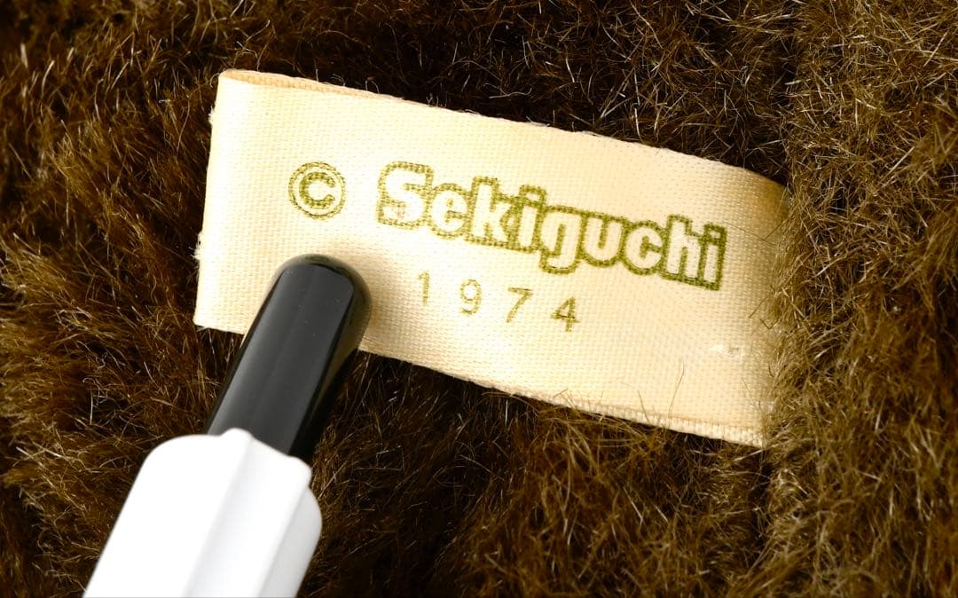 【昭和レトロ】モンチッチ セキグチ 1974年 日本製 リボン付き 美品