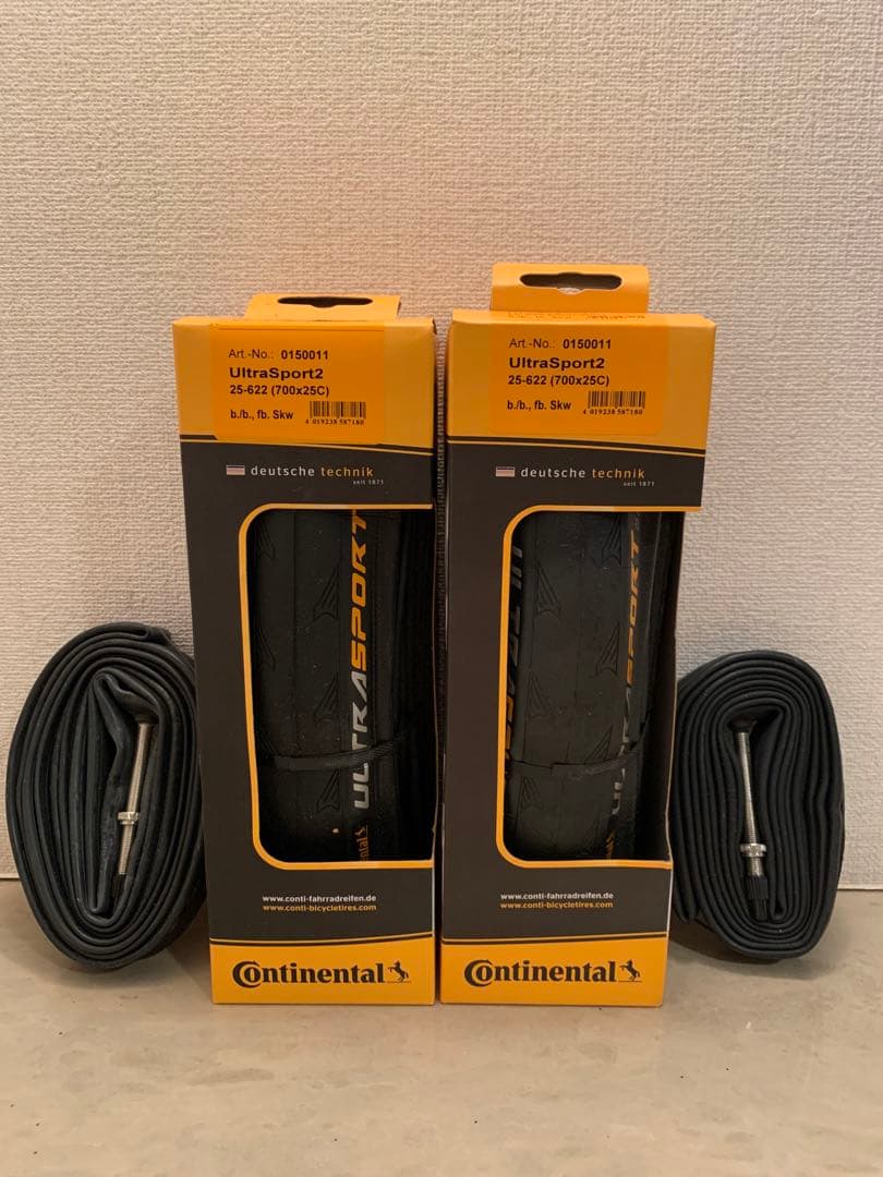 Continental Ultra Sport 2 タイヤ 700x25C 2本