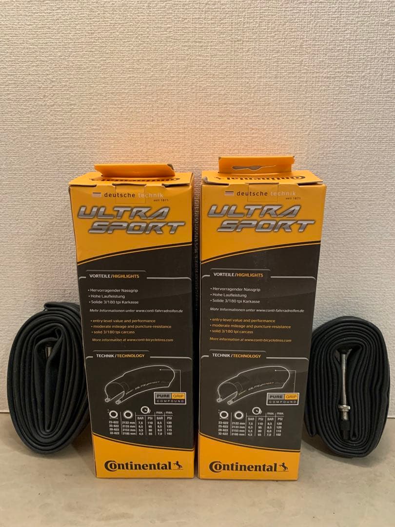 Continental Ultra Sport 2 タイヤ 700x25C 2本