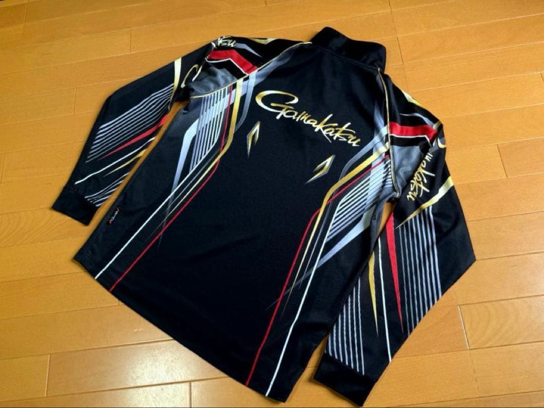 GM3650 がまかつ 2WAYプリントジップシャツ LL