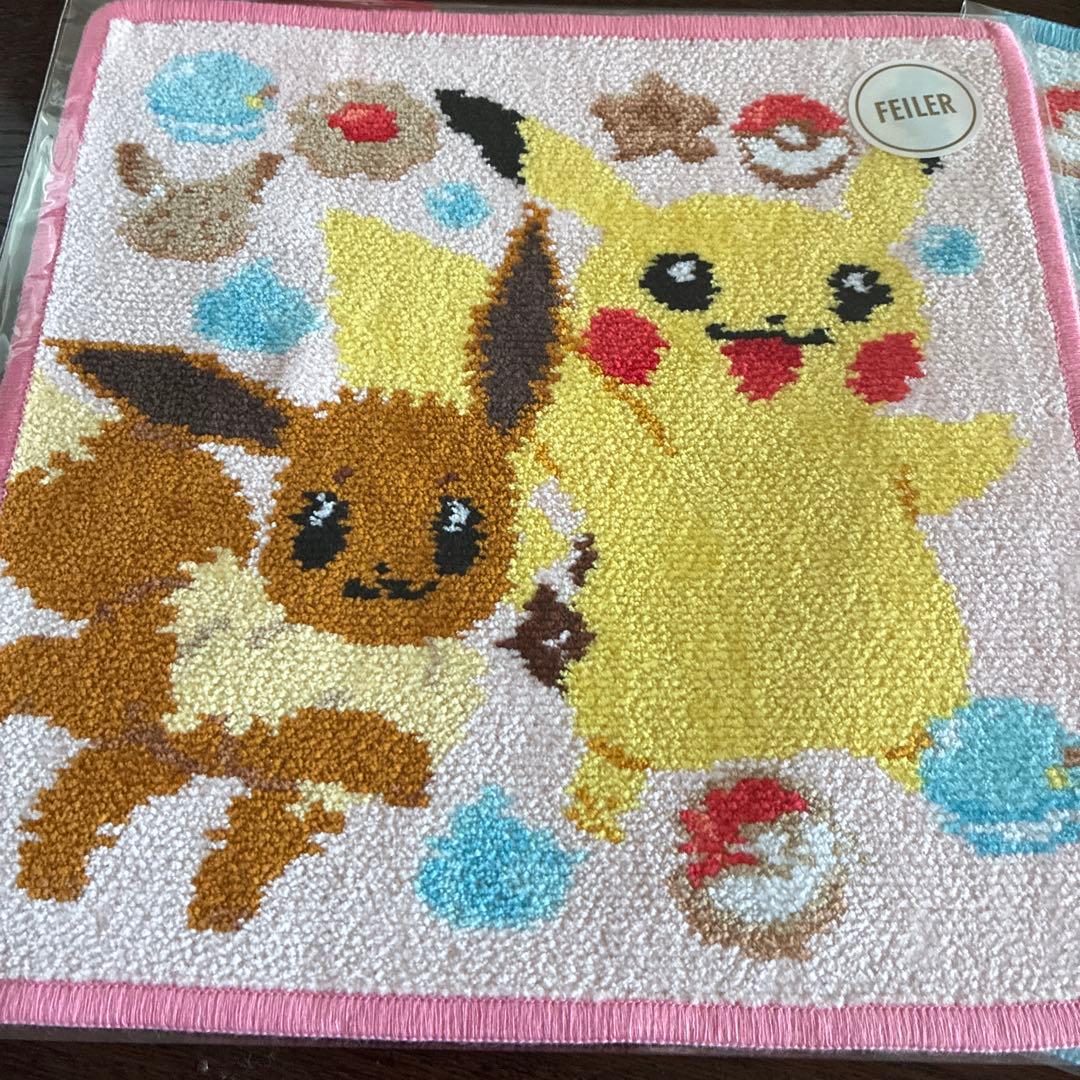 FEILER フェイラー新品ポケモンハンカチ2枚セット