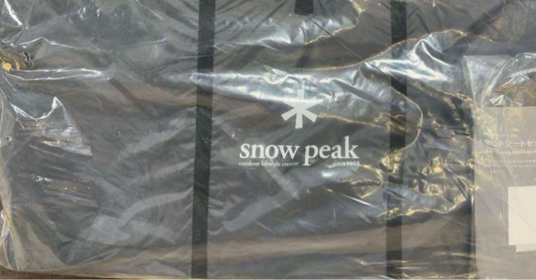 【新品】 peak アメニティドームテントLマットシートセット