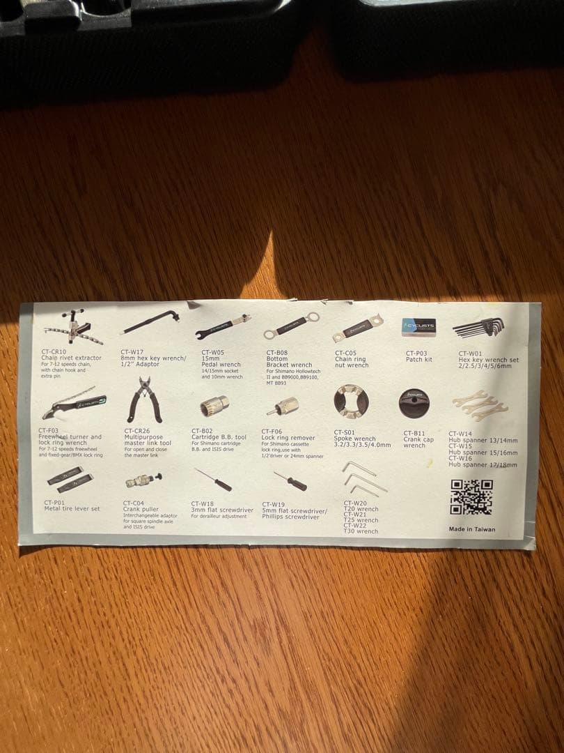 CYCLISTS 自転車用工具セット ケース