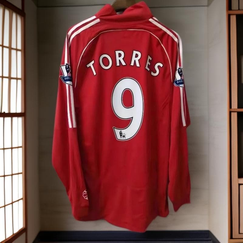 リバプール FC 06-08 シーズン ホーム長袖 トーレス 9番 ユニフォーム