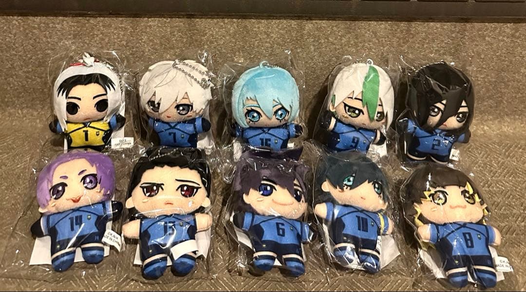 ブルーロック展　ぬいぐるみマスコット　フルコンプセット