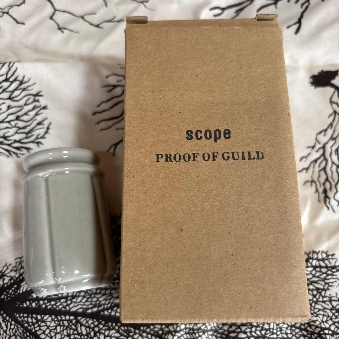 scope キッチンキャニスター 瓜型 グレー