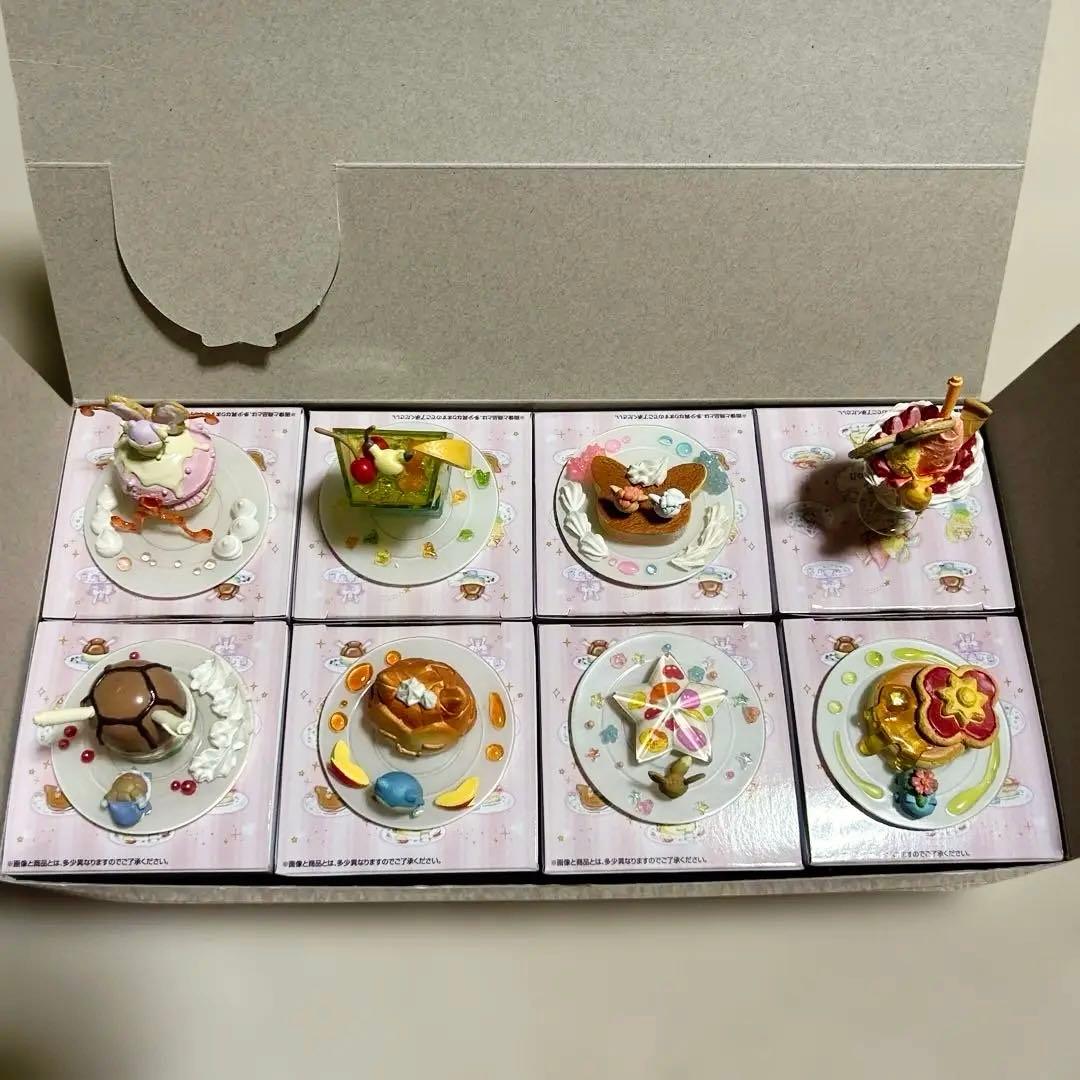 【ポケモンフィギュア】ポケモンデザートプレート 8個セット