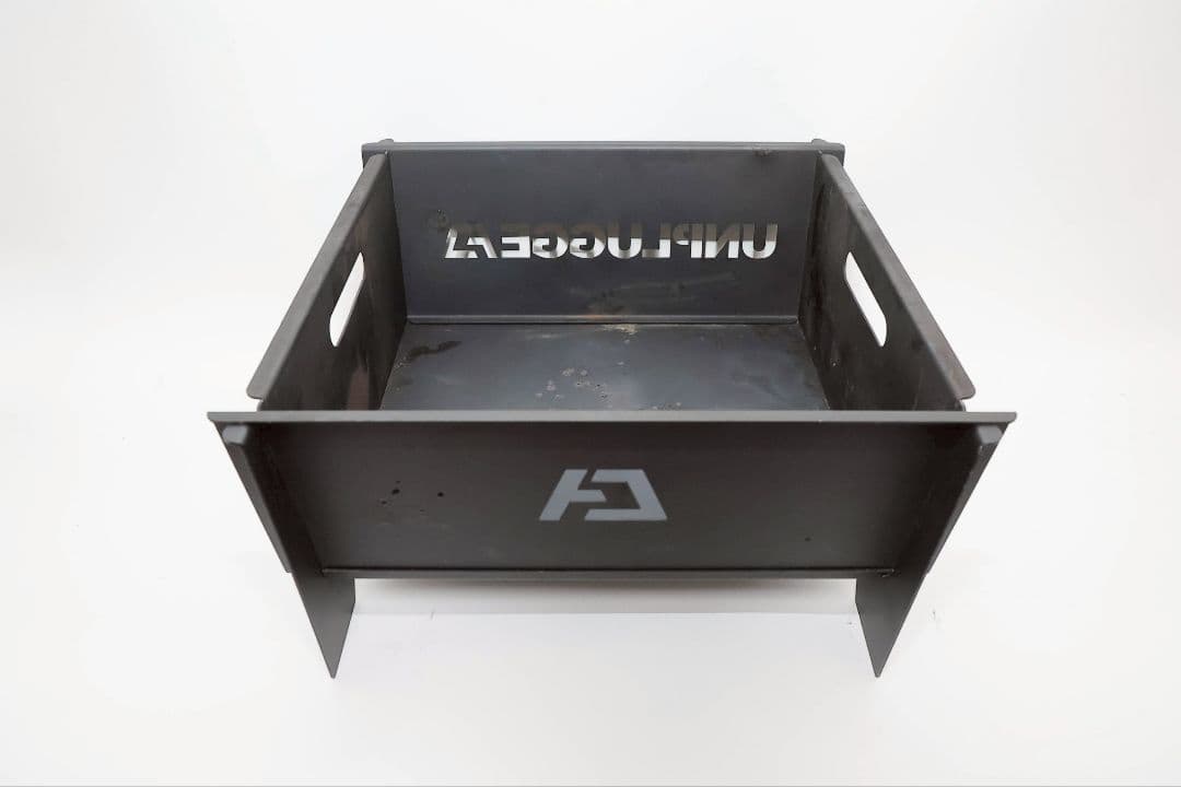 UNPLUGGED CP BEATS 焚き火台 ブラック 45×45cm